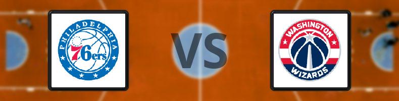 Philadelphia 76ers - Washington Wizards odds, speltips, resultat i NBA