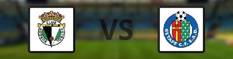 Burgos - Getafe odds, speltips, resultat i Copa del Rey