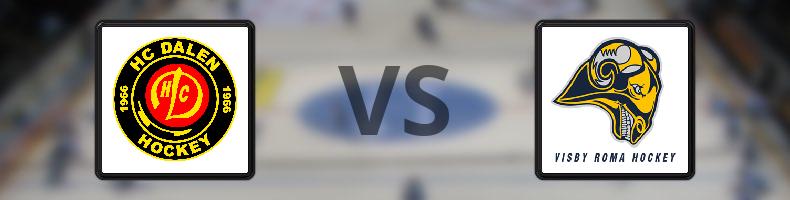 HC Dalen - Visby/Roma HK odds, speltips, resultat i HockeyEttan