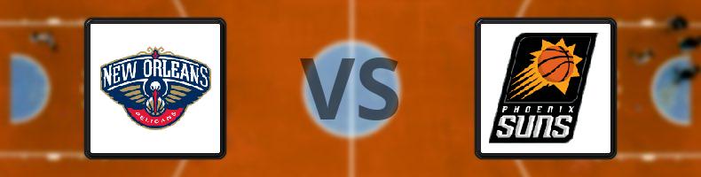 New Orleans Pelicans - Phoenix Suns odds, speltips, resultat i NBA