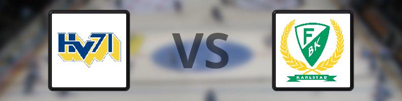 HV71 - Färjestad BK odds, speltips, resultat i SDHL