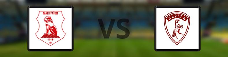 Panserraikos - Larissa odds, speltips, resultat i Grekiska Superligan