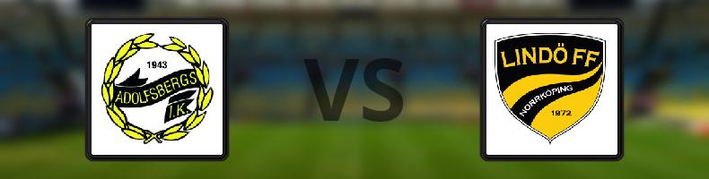 Adolfsbergs IK - Lindö FF odds, speltips, resultat i Division 3