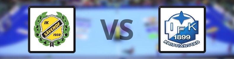 Sävehof - Kristianstad odds, speltips, resultat i Handbollsligan herrar