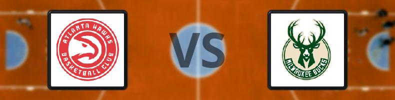 Atlanta Hawks - Milwaukee Bucks odds, speltips, resultat i NBA