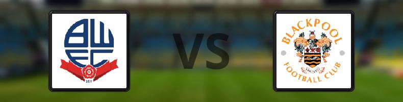 Bolton - Blackpool odds, speltips, resultat i League One