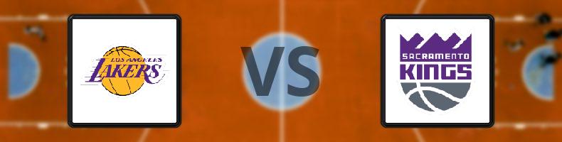 Los Angeles Lakers - Sacramento Kings odds, speltips, resultat i NBA