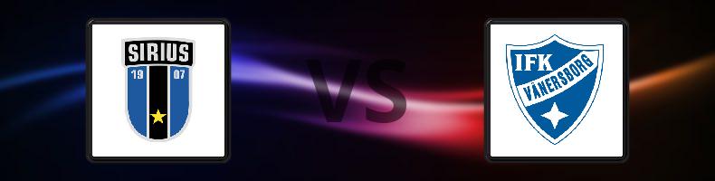 IK Sirius - IFK Vänersborg odds, speltips, resultat i Elitserien