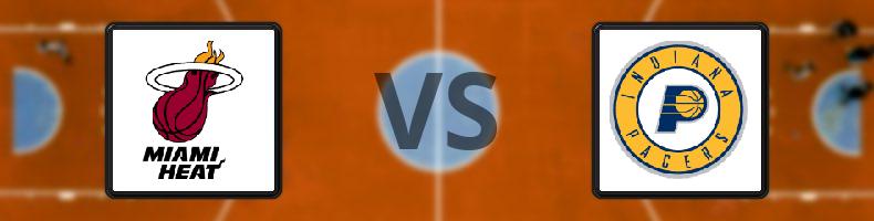Miami Heat - Indiana Pacers odds, speltips, resultat i NBA