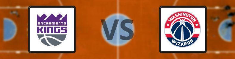Sacramento Kings - Washington Wizards odds, speltips, resultat i NBA