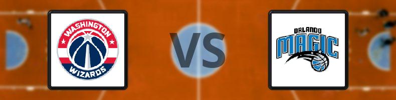 Washington Wizards - Orlando Magic odds, speltips, resultat i NBA