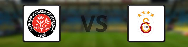 Fatih Karagümrük - Galatasaray odds, speltips, resultat i Süper Lig