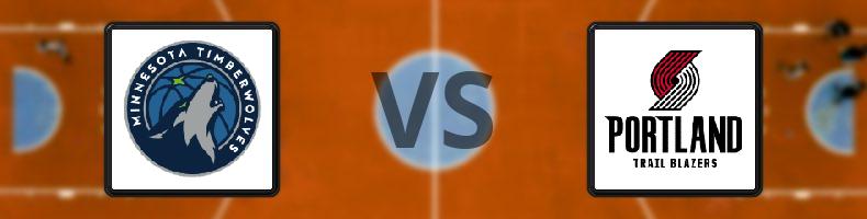 Minnesota Timberwolves - Portland Trail Blazers odds, speltips, resultat i NBA