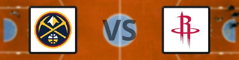 Denver Nuggets - Houston Rockets odds, speltips, resultat i NBA