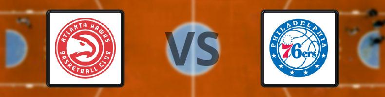 Atlanta Hawks - Philadelphia 76ers odds, speltips, resultat i NBA
