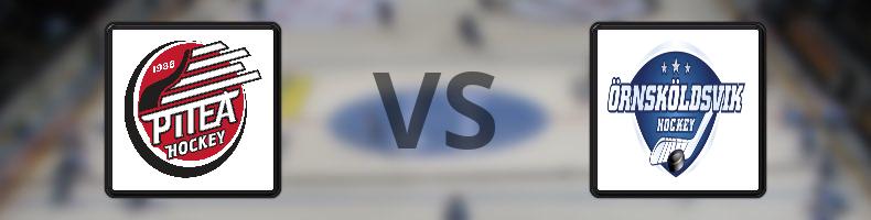 Piteå HC - Örnsköldsviks SK odds, speltips, resultat i HockeyEttan
