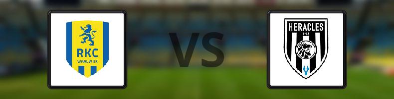 Rkc Waalwijk - Heracles Almelo odds, speltips, resultat i Eredivisie