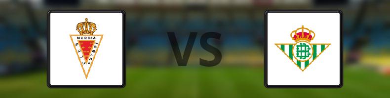 Real Murcia - Real Betis odds, speltips, resultat i Copa del Rey