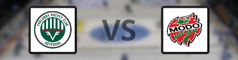 Frölunda HC - MODO Hockey odds, speltips, resultat i SDHL