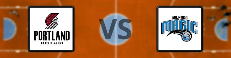 Portland Trail Blazers - Orlando Magic odds, speltips, resultat i NBA