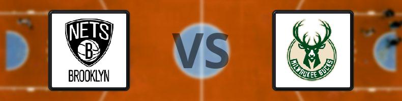 Brooklyn Nets - Milwaukee Bucks odds, speltips, resultat i NBA