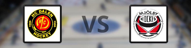 HC Dalen - Mjölby HC odds, speltips, resultat i HockeyEttan