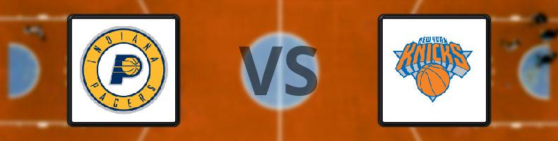 Indiana Pacers - New York Knicks odds, speltips, resultat i NBA