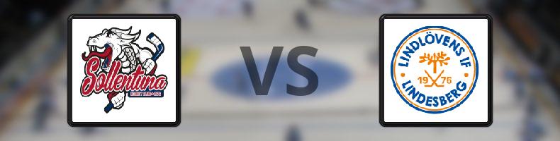 Sollentuna HC - Lindlövens IF odds, speltips, resultat i HockeyEttan