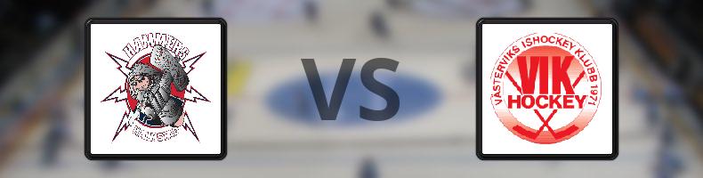 Halmstad Hammers HC - Västerviks IK odds, speltips, resultat i HockeyEttan