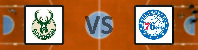 Milwaukee Bucks - Philadelphia 76ers odds, speltips, resultat i NBA