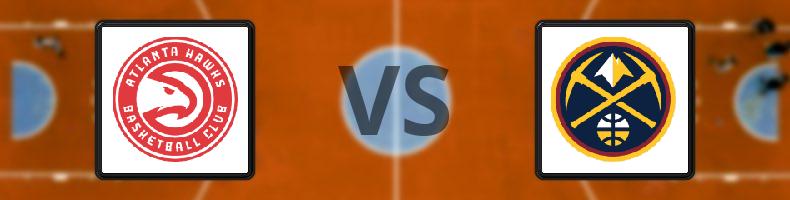 Atlanta Hawks - Denver Nuggets odds, speltips, resultat i NBA