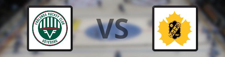 Frölunda HC - Skellefteå AIK odds, speltips, resultat i SDHL