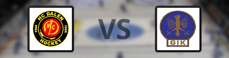 HC Dalen - Grums IK Hockey odds, speltips, resultat i HockeyEttan