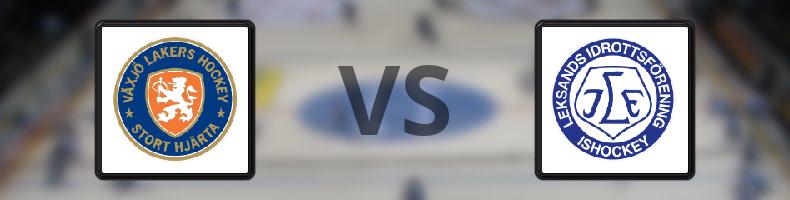 Växjö Lakers - Leksand odds, speltips, resultat i SHL