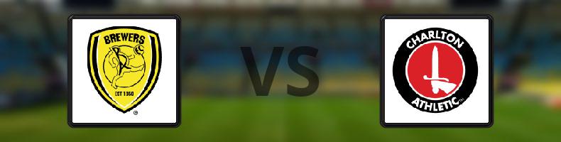 Burton Albion - Charlton odds, speltips, resultat i League One