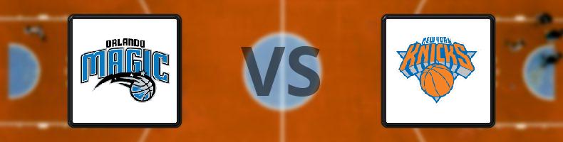 Orlando Magic - New York Knicks odds, speltips, resultat i NBA