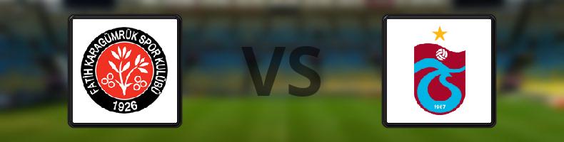 Fatih Karagümrük - Trabzonspor odds, speltips, resultat i Süper Lig