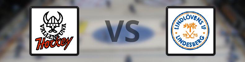 IF Vallentuna BK - Lindlövens IF odds, speltips, resultat i HockeyEttan