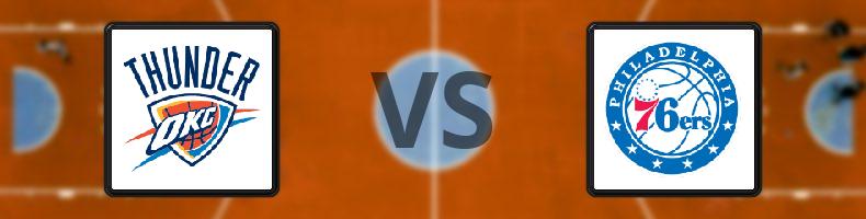Oklahoma City Thunder - Philadelphia 76ers odds, speltips, resultat i NBA