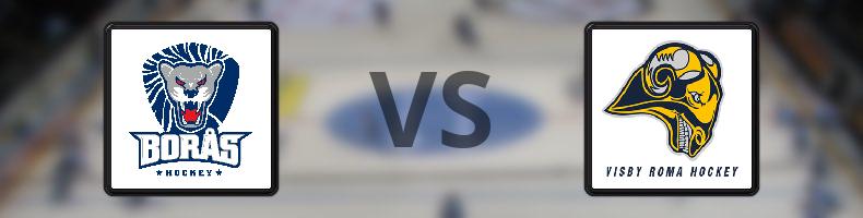 Borås - Visby/Roma HK odds, speltips, resultat i HockeyEttan