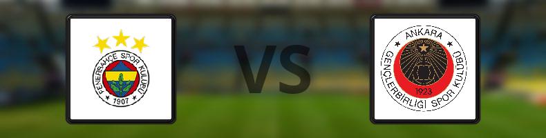Fenerbahçe - Gençlerbirligi odds, speltips, resultat i Süper Lig