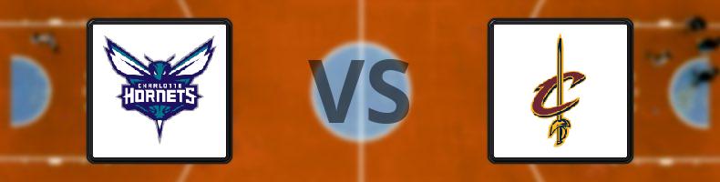 Charlotte Hornets - Cleveland Cavaliers odds, speltips, resultat i NBA