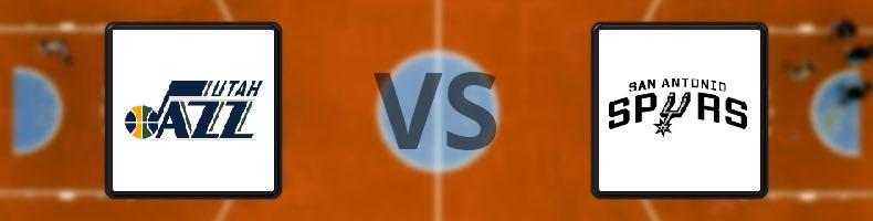 Utah Jazz - San Antonio Spurs odds, speltips, resultat i NBA