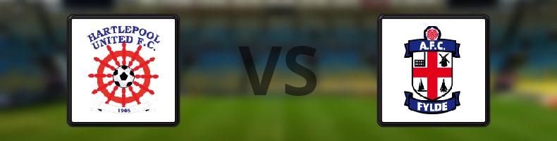 Hartlepool - AFC Fylde odds, speltips, resultat i National League
