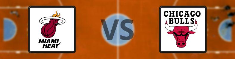 Miami Heat - Chicago Bulls odds, speltips, resultat i NBA