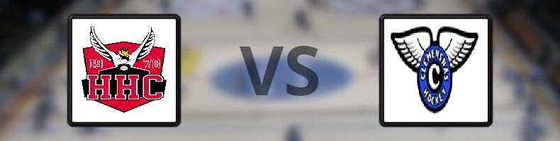 Hudiksvalls HC - Clemensnäs HC odds, speltips, resultat i HockeyEttan
