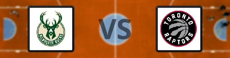 Milwaukee Bucks - Toronto Raptors odds, speltips, resultat i NBA