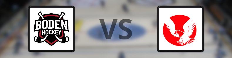 Bodens HF - Kalix Ungdoms HC odds, speltips, resultat i HockeyEttan