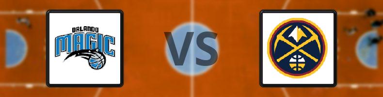 Orlando Magic - Denver Nuggets odds, speltips, resultat i NBA
