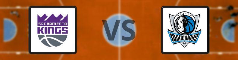 Sacramento Kings - Dallas Mavericks odds, speltips, resultat i NBA